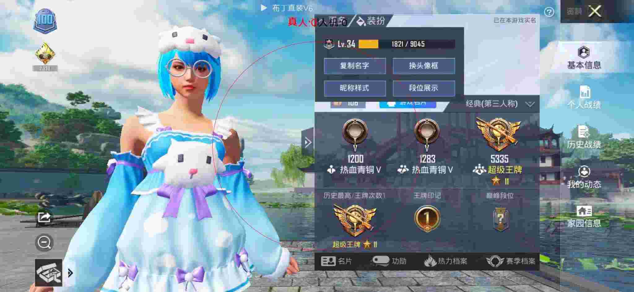 和平精英布丁直装透视 - 和平辅助订餐卡背后设计图片高清辅助预览图